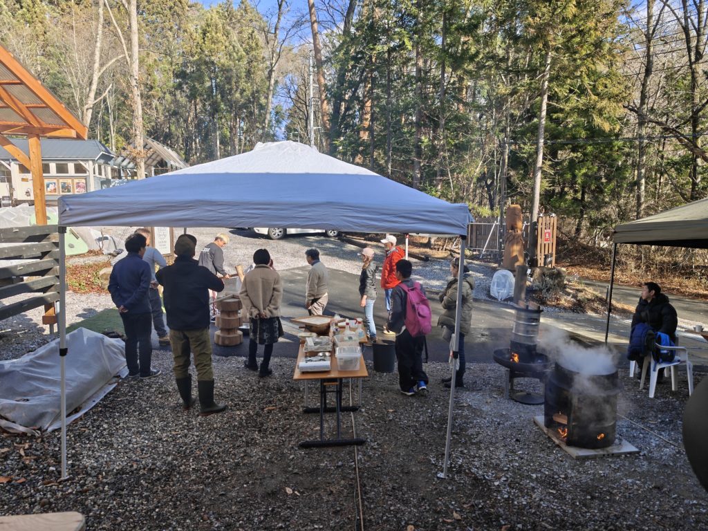 サスビで餅つき大会を開催いたしました